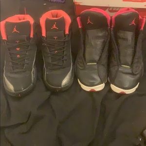 2 pairs of Jordan